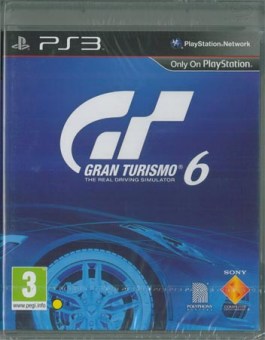Rzeczywisty skan przodu okładki Gran Turismo 6 PS3